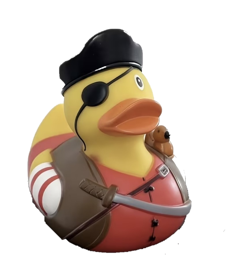 Captain Quackpot™ mugshot front view